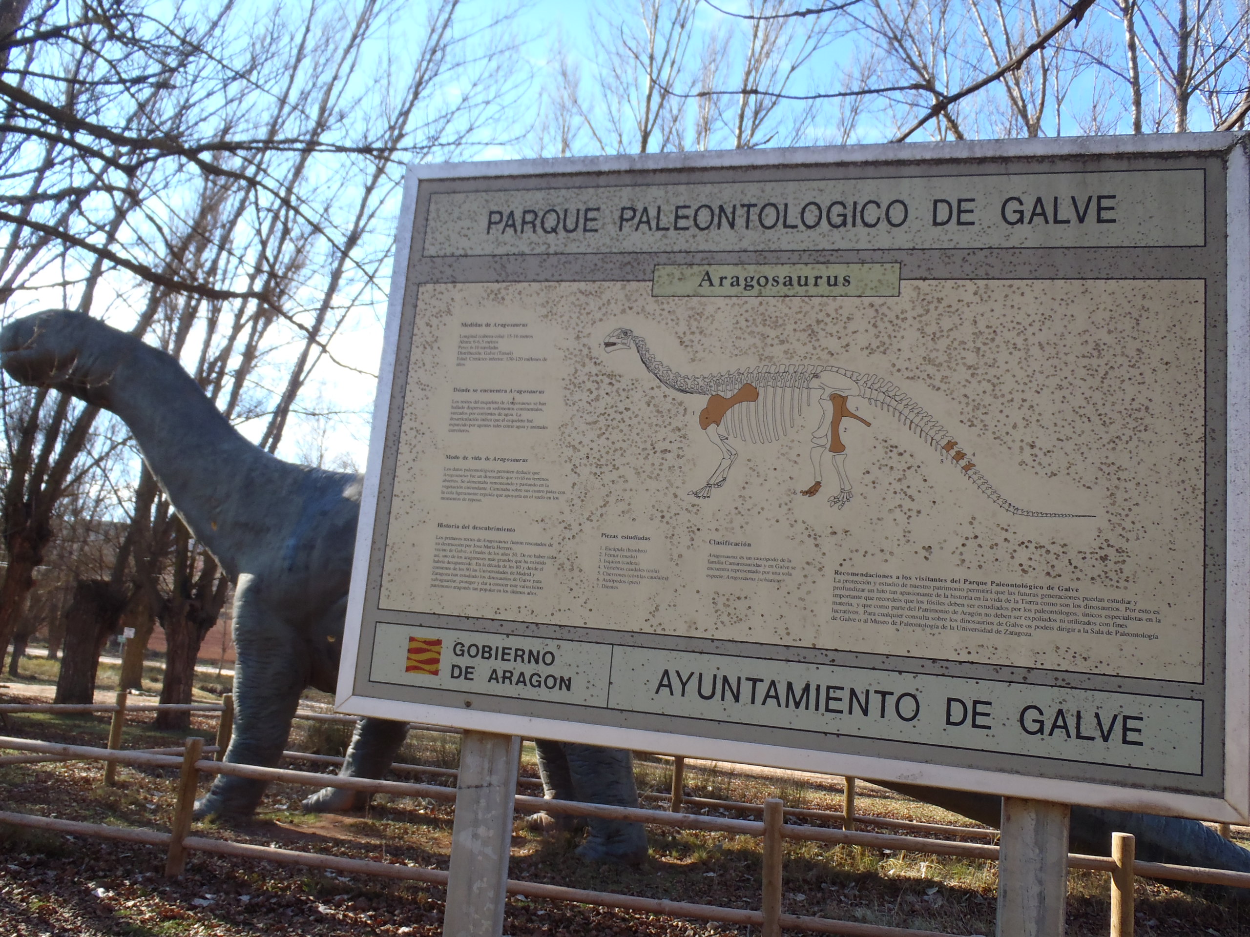 Resultado de imagen de parque paleontológico de Galve
